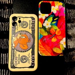 Tom and Jerry, and a flower phone case